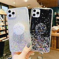 Image result for iPhone 12 Clear Glitter Case