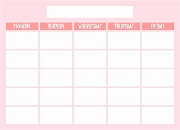 Image result for Weekly Planner Template Monday Friday