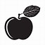 Image result for Apple Clip Art Black