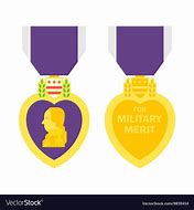 Image result for Purple Heart Medal Vector