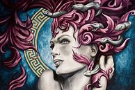 Image result for Cool Medusa Painting