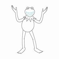 Image result for Orange Kermit Frog Drawing