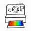 Image result for Polaroid Camera Cartoon