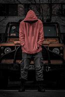 Image result for Man in Hoodie Silhouette Black Background