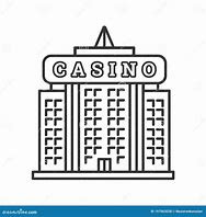 Image result for Outline Drawings of Casino
