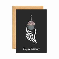 Image result for Gothic Skeleton Happy Birthday