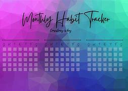 Image result for Free 30-Day Habit Tracker Printable