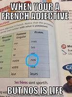 Image result for French Class Memes