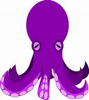 Image result for Octopus Cartoon Clip Art Bright Purple