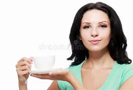 Image result for Woman with Coffee Cup