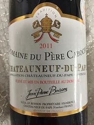 Image result for Jean Pierre Boisson Chateauneuf Pape Caboche