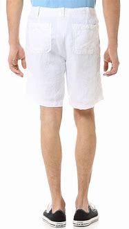 Image result for White Linen Shorts Men