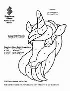 Image result for Unicorn Stained Glass Template