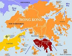 Image result for Hong Kong in China Map