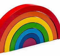 Image result for Wood Rainbow Toy
