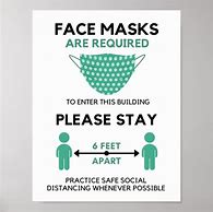 Image result for Please Wear Your Mask and 6 Feet Apart