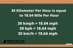 Image result for Convert Kilometers to Miles per Hour