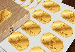 Image result for Custom Gold Foil Stickers