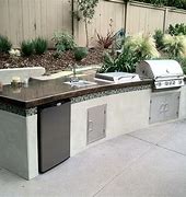 Image result for Concrete Countertops Outdoor Kitchen