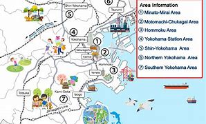 Image result for Yokohama Attractions Map