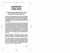 Image result for Audiovox CDM-8500