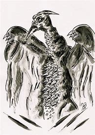 Image result for Pen and Ink Wash Creepy Drawings