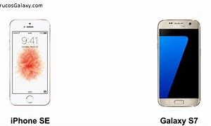 Image result for Galaxy 7 vs iPhone SE