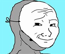 Image result for Wojak Smile Mask Meme