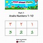 Image result for Arabic Numerals 1-10