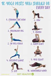 Image result for Kids Yoga Poses Chart