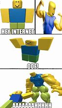 Image result for Roblox Noob Meme