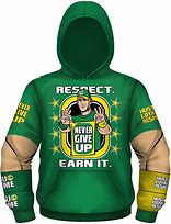 Image result for WWE John Cena Never Give Up Hoodies