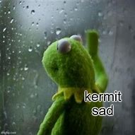 Image result for Sad Kermit Frog Meme