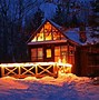 Image result for Winter Log Cabin