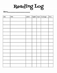 Image result for Reading Log Printable Questions 4th Grade