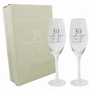 Image result for 30th Anniversary Champagne Flutes
