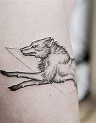 Image result for Running Wolf Tattoo