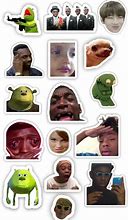 Image result for Meme Stickers to Print