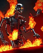 Image result for Terminator Endoskeleton Fire