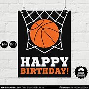 Image result for Basketball Happy Birthday Name Micah