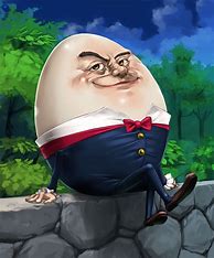 Image result for Humpty Dumpty Egg Head