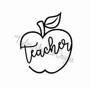 Image result for Teacher Apple Cartoon