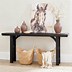 Image result for 70 Inch Black Console Table