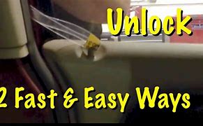 Image result for How to Unlock Car Door When Keys Are Inside
