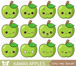 Image result for Cute Apple Fruit