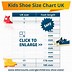 Image result for kids shoes sizes charts uk