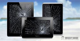 Image result for Cracked Tablet Screen
