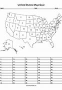 Image result for United States Map Quiz