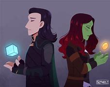 Image result for Loki and Gamora