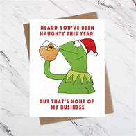 Image result for Kermit the Frog Christmas Card